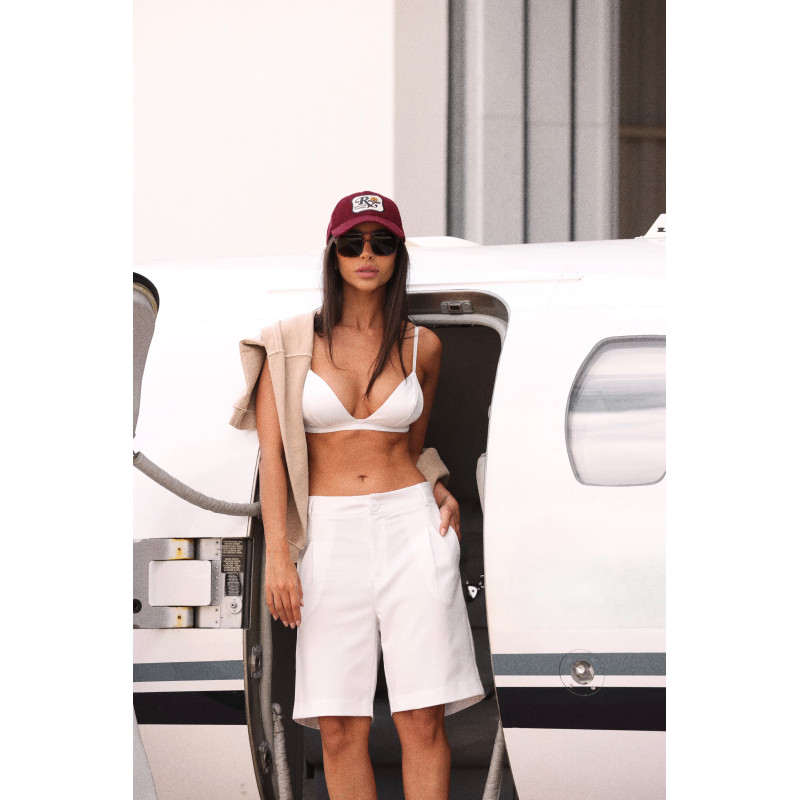 Bermuda Alfaiataria Branca Bermuda Alfaiataria Branca