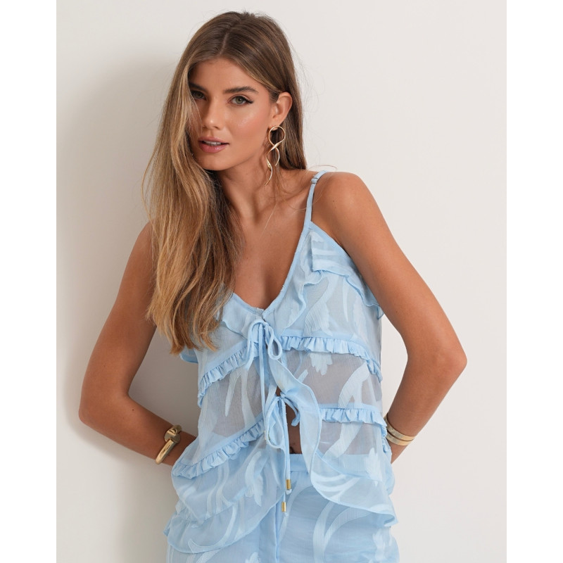 Bata Flora Azul Bata Flora Azul